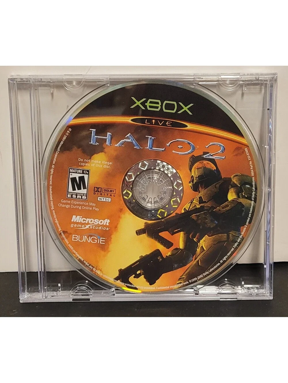 XBOX Live Halo 2 Disc Only (Xbox, 2004) Tested/Works